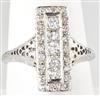 14K White Gold Diamond Ring