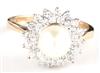14K Yellow Gold Pearl Ring