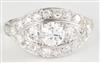 Platinum Diamond Ring