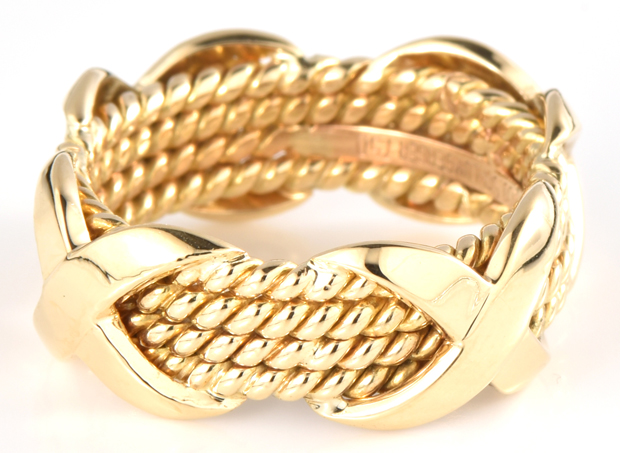 18K Yellow Gold Tiffany and Co. Band