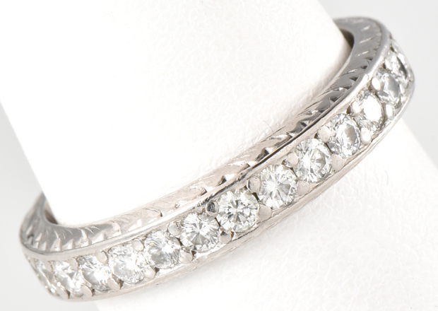 Platinum Diamond Eternity Band