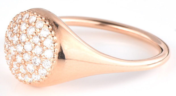 18K Rose Gold Pandora Ring