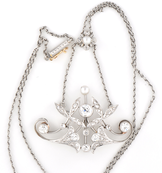 Platinum Diamond Pendant