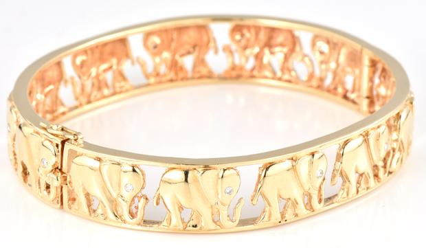 18K Yellow Gold Bangle
