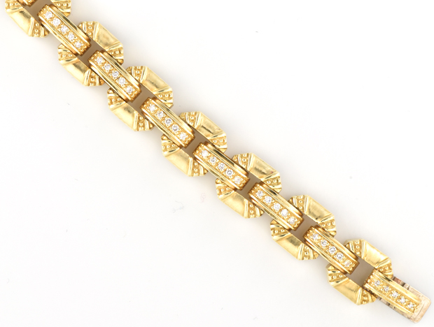 18K Yellow Gold Link Bracelet