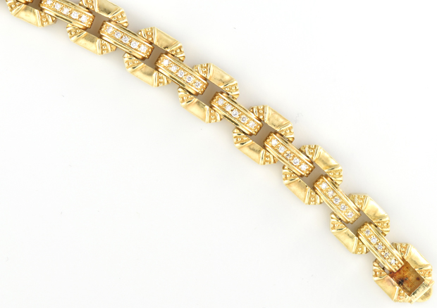 18K Yellow Gold Link Bracelet