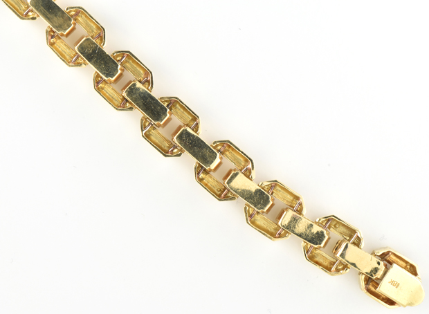 18K Yellow Gold Link Bracelet