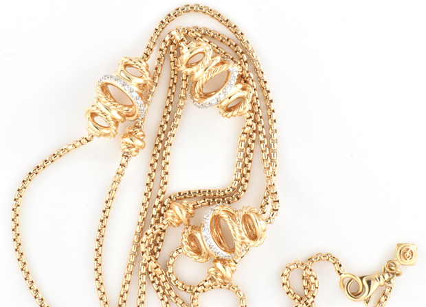 18K Yellow Gold David Yurman Necklace