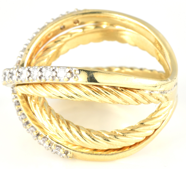 18K Yellow Gold David Yurman Ring