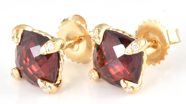 18K Yellow Gold David Yurman Earrings