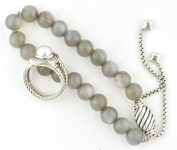David Yurman Necklace, Bracelet and Ring 