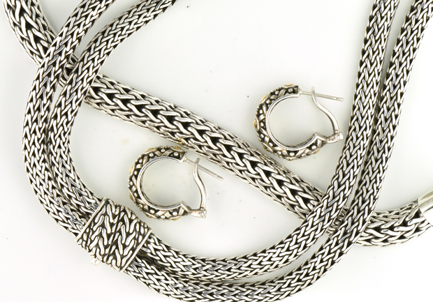 John Hardy Necklace, Bracelet and Earrings 