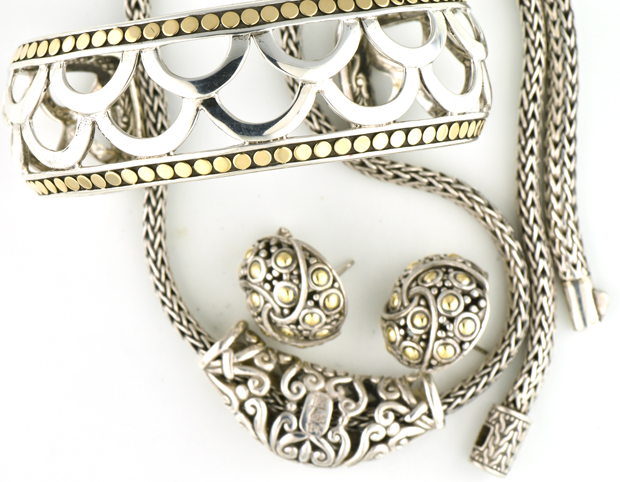 John Hardy Necklace, Bracelet and Earrings 