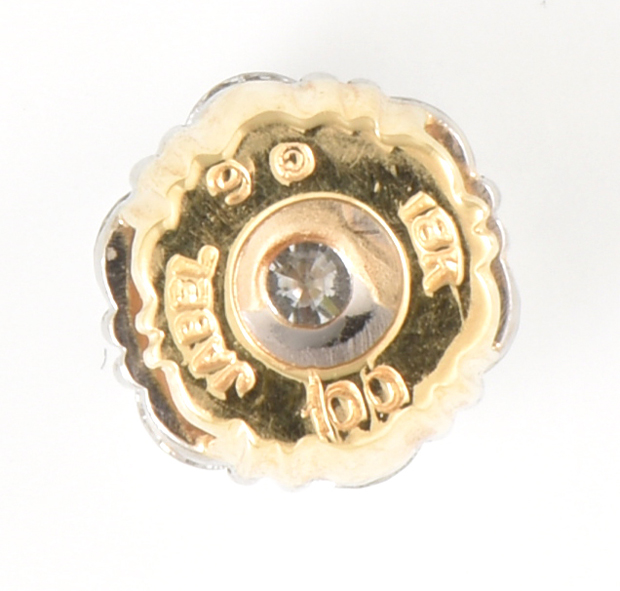 18K Two-Tone Gold Jabel Diamond Pendant