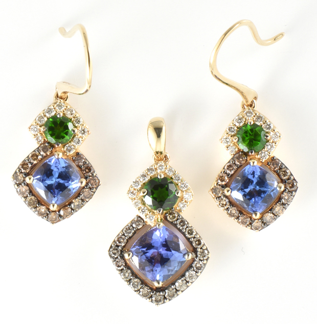 14K Yellow Gold Le Vian Jewelry Set