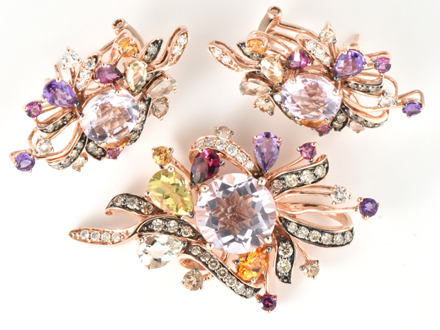 14K Rose Gold Le Vian Jewelry Set