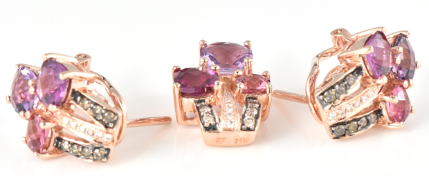 14K Rose Gold Le Vian Jewelry Set