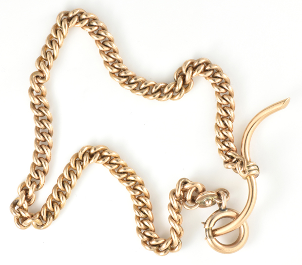Three 14K Yellow Gold Watch Chains