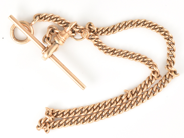 Three 14K Yellow Gold Watch Chains