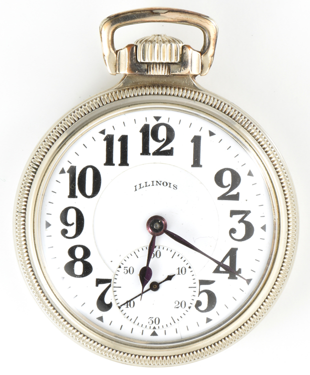Six Railroad Men’s Pocket Watches 