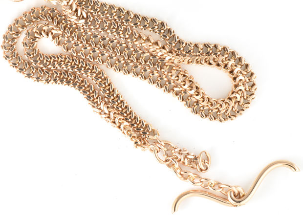 14K Yellow Gold Man’s Watch Chain