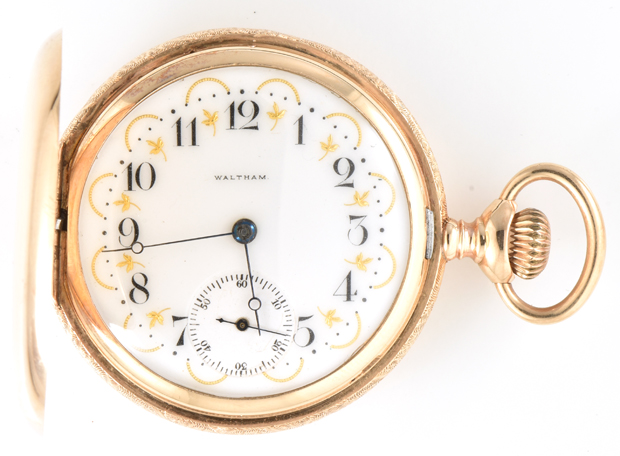 14K Yellow Gold Waltham Man’s Pocket Watch