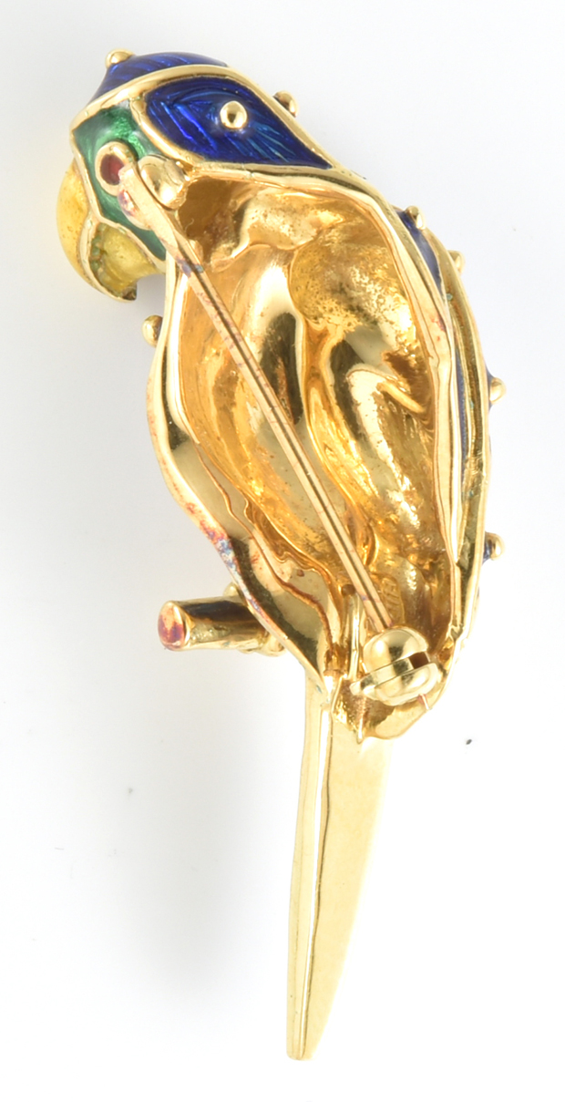 18K Yellow Gold Hidalgo Pin