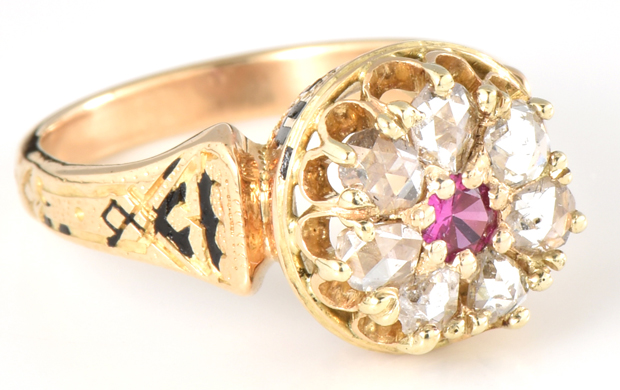 18K Yellow Gold Ring