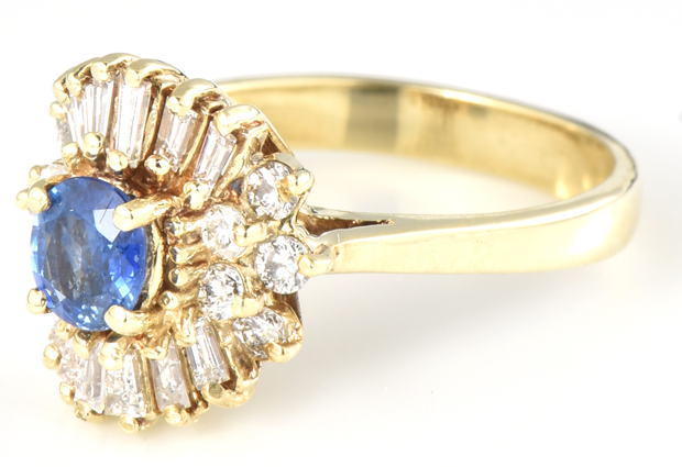 14K Yellow Gold Tanzanite Rings 