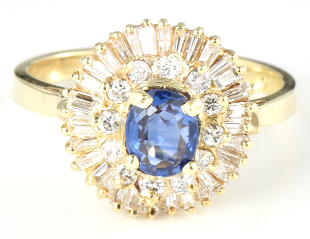 14K Yellow Gold Tanzanite Rings 