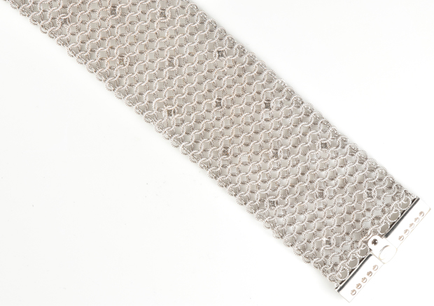 18K White Gold Diamond Bracelet