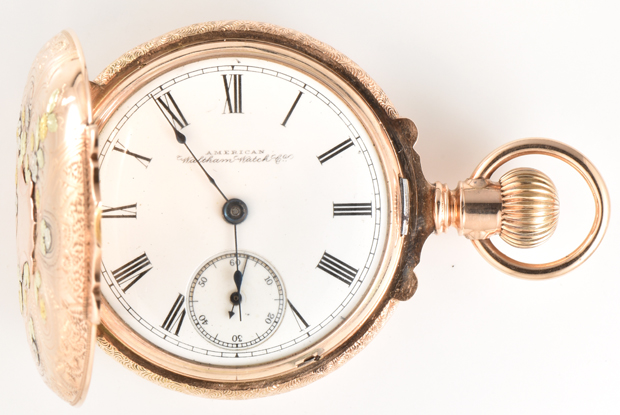 14K American Waltham Watch Co. Pocket Watch 