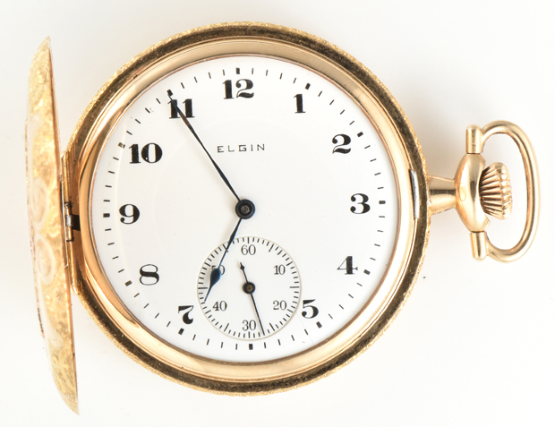 14K Yellow Gold Man’s Elgin Pocket Watch 