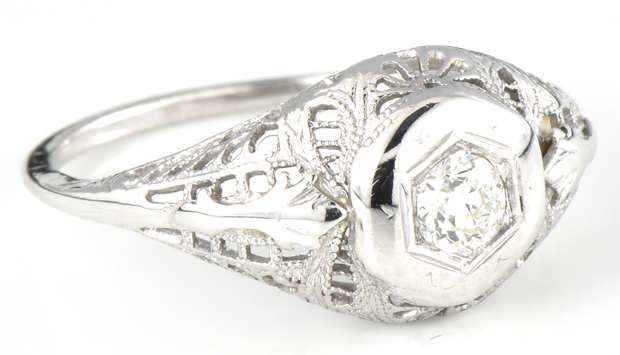 Group of Vintage Diamond Rings