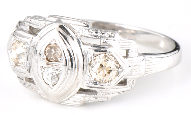 Group of Vintage Diamond Rings