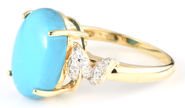 18K Yellow Gold Ring 