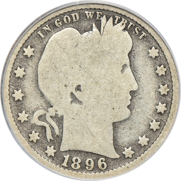 1896-S, 1897-S, and 1914-S, all PCGS G-4 CAC