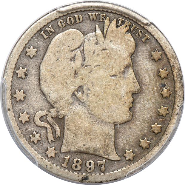 1896-S, 1897-S, and 1914-S, all PCGS G-4 CAC