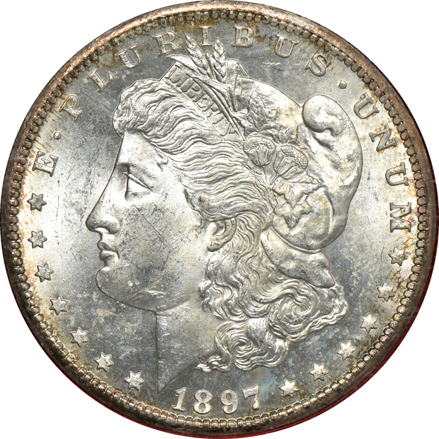 1890-S Redfield, 1896 Redfield, and an 1897-S Redfield