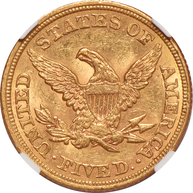 1854 NGC MS-61