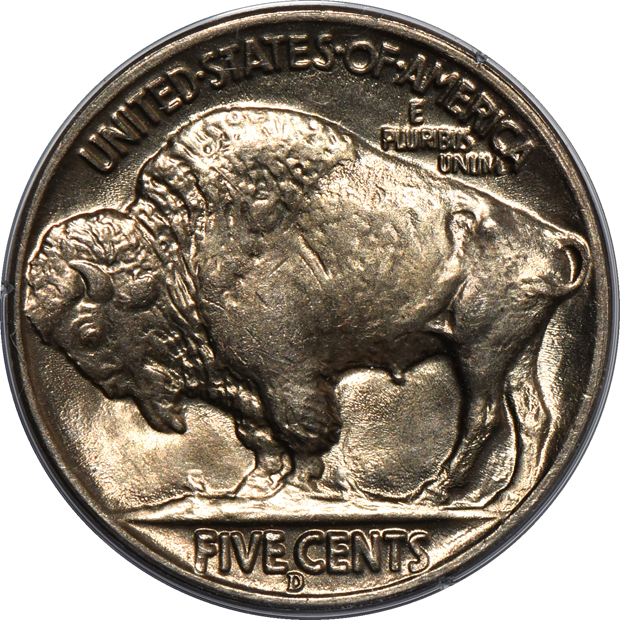 1937-D Buffalo nickel MS-64, 1942 Mercury dime PR-64, and a 1951 Franklin half-dollar PR-65, all PCGS (rattler) GOLD CAC