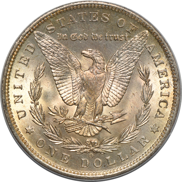 1884-O, 1898-O, and an 1899-O, all PCGS MS-66 CAC