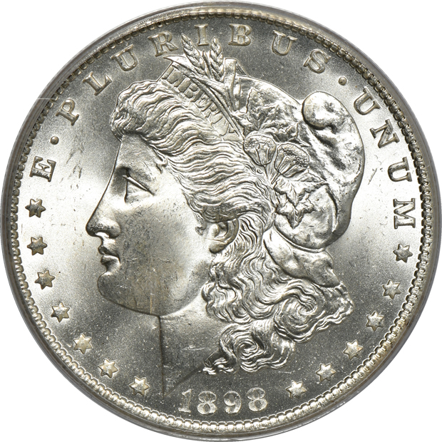1884-O, 1898-O, and an 1899-O, all PCGS MS-66 CAC