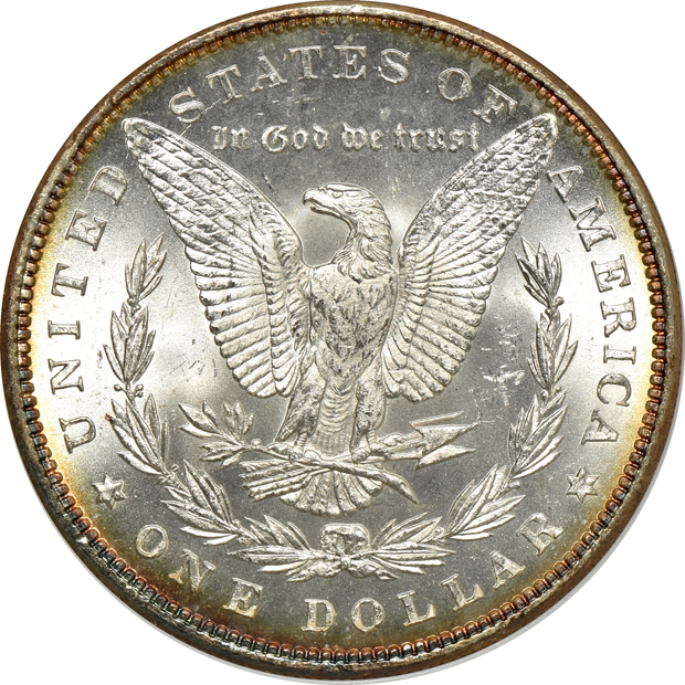 1883 and 1885, both NGC (no line) MS-66 CAC