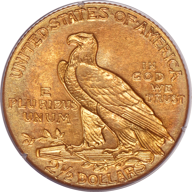 1908 PCGS MS-60 (rattler) GOLD CAC