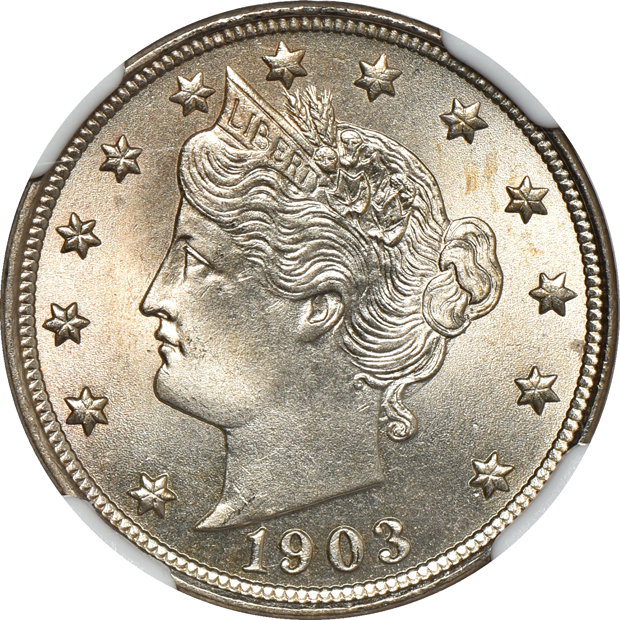 Four U.S. type coins, all NGC CAC