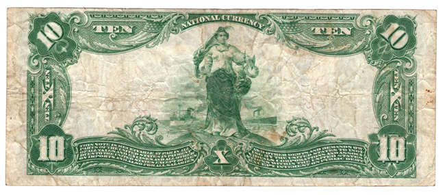 1902 $10 Blue Seal - Maplewood, MO Charter #12955 - Select