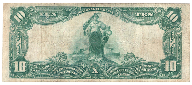 1902 $10 Red Seal - Cleveland, OH Charter #2690 - VF