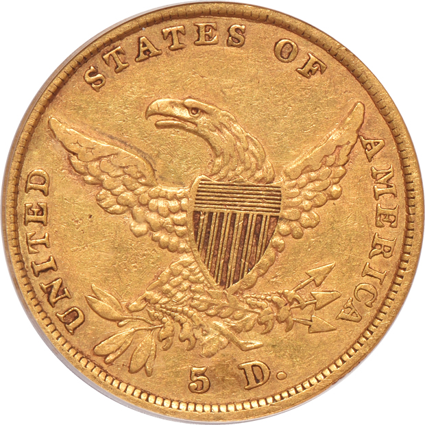 1837 PCGS XF-40 CAC