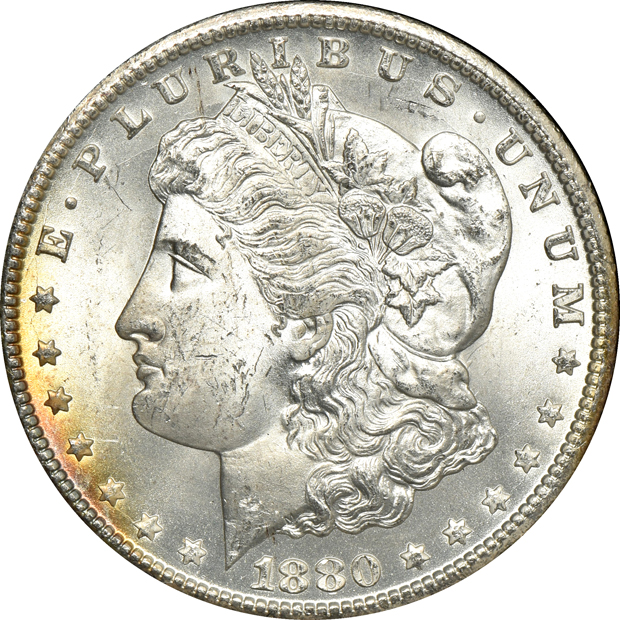 1880-CC GSA MS-64, and an 1883-CC GSA MS-63, both NGC CAC